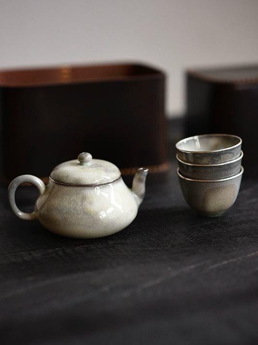 Saddle Hide Gongfu Tea Set